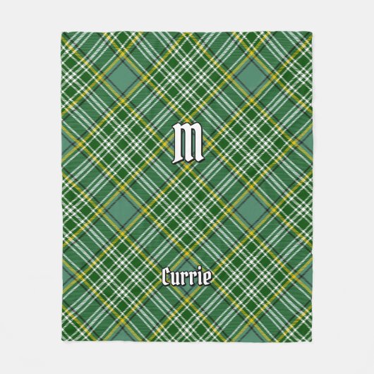 Couverture Polaire Clan Currie Tartan (Devant)