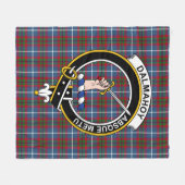Couverture Polaire Clan Dalmahoy Tartan Plaid (Devant (Horizontal))