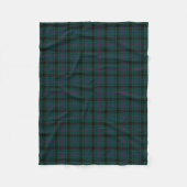 Couverture Polaire Clan Davidson Dark Green Tartan (Devant)
