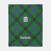 Couverture Polaire Clan Davidson Tartan (Devant)