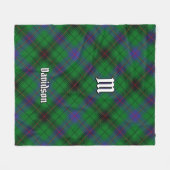 Couverture Polaire Clan Davidson Tartan (Devant (Horizontal))