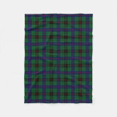 Couverture Polaire Clan Davidson Tartan Plaid (Devant)
