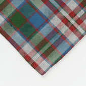 Couverture Polaire Clan Donnachaidh (Robertson) Crest & Dress Tartan (Coin)