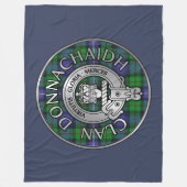 Couverture Polaire Clan Donnachaidh /Robertson Crest & Hunting Tartan (Devant)