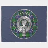 Couverture Polaire Clan Donnachaidh /Robertson Crest & Hunting Tartan (Devant (Horizontal))