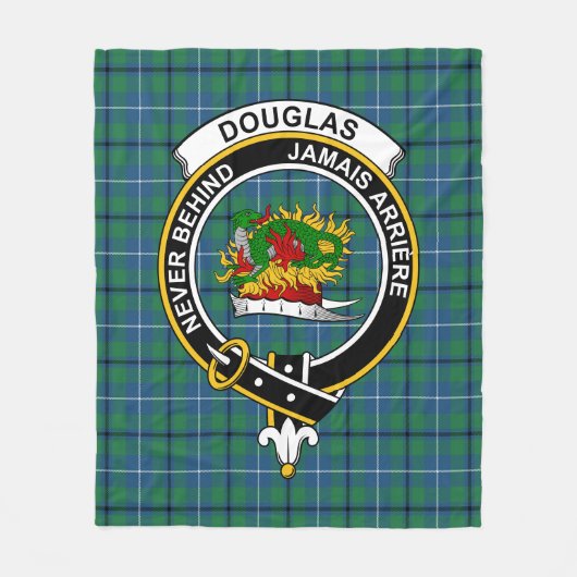 Couverture Polaire Clan Douglas Ancienne Tartan Plaid (Devant)
