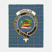 Couverture Polaire Clan Douglas Moderne Tartan Plaid (Devant)