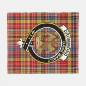 Couverture Polaire Clan Drummond De Strathallan Tartan Plaid (Devant (Horizontal))