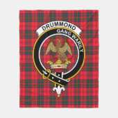 Couverture Polaire Clan Drummond Tartan moderne Plaid (Devant)