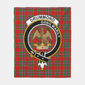 Couverture Polaire Clan Drummond Tartan moderne Plaid (Devant)
