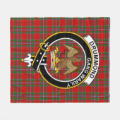 Couverture Polaire Clan Drummond Tartan moderne Plaid (Devant (Horizontal))