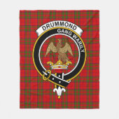 Couverture Polaire Clan Drummond Tartan Plaid (Devant)