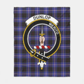 Couverture Polaire Clan Dunlop Tartan Plaid (Devant)
