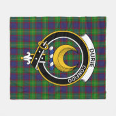 Couverture Polaire Clan Durie Tartan Plaid (Devant (Horizontal))
