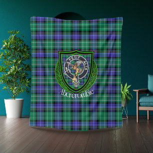 Couverture Polaire Clan écossais Abercrombie Tartan & Crest