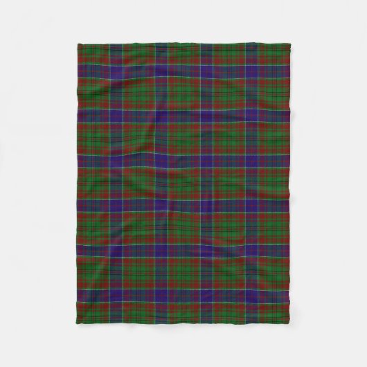 Couverture Polaire Clan écossais Adams Tartan Plaid (Devant)