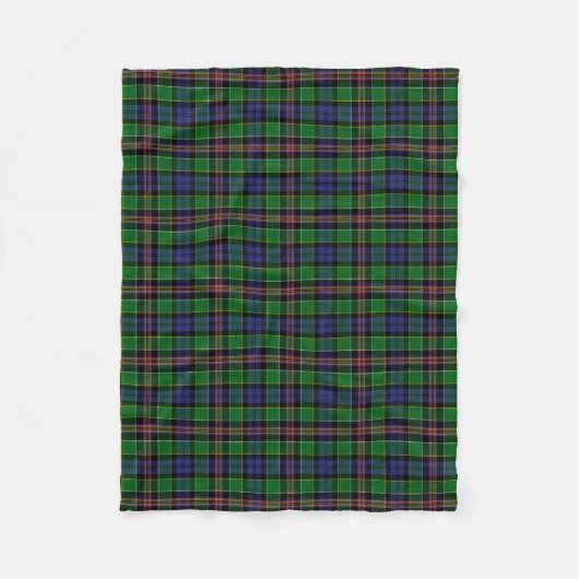 Couverture Polaire Clan écossais Allison Tartan Plaid (Devant)