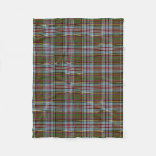 Couverture Polaire Clan écossais Anderson Tartan Plaid (Devant)