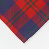 Couverture Polaire Clan écossais avec Tartan Plaid (Coin)