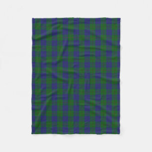 Couverture Polaire Clan écossais Barclay chassant le tartan classiqu