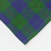 Couverture Polaire Clan écossais Barclay chassant le tartan classique (Coin)