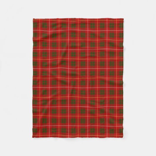 Couverture Polaire Clan écossais Bruce Tartan Plaid (Devant)