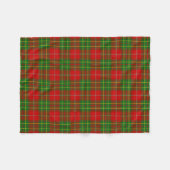 Couverture Polaire Clan écossais Burnett Tartan Plaid (Devant (Horizontal))