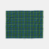 Couverture Polaire Clan Écossais Campbell D'Argyll Tartan Plaid (Devant (Horizontal))