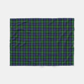 Couverture Polaire Clan écossais Campbell de Loudoun Tartan Plaid (Devant (Horizontal))