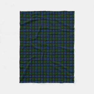 Couverture Polaire Clan écossais Campbell Militaire Tartan Plaid