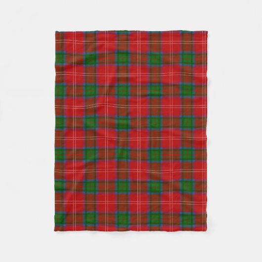 Couverture Polaire Clan écossais Chisholm Tartan Plaid (Devant)