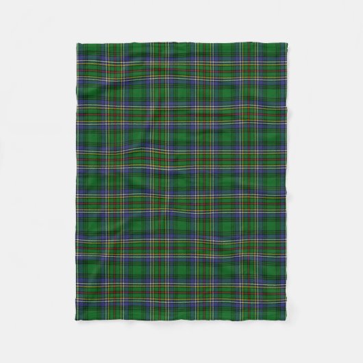 Couverture Polaire Clan écossais Cockburn Tartan Plaid (Devant)