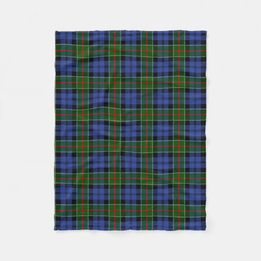 Couverture Polaire Clan écossais Colquhoun Tartan Plaid (Devant)