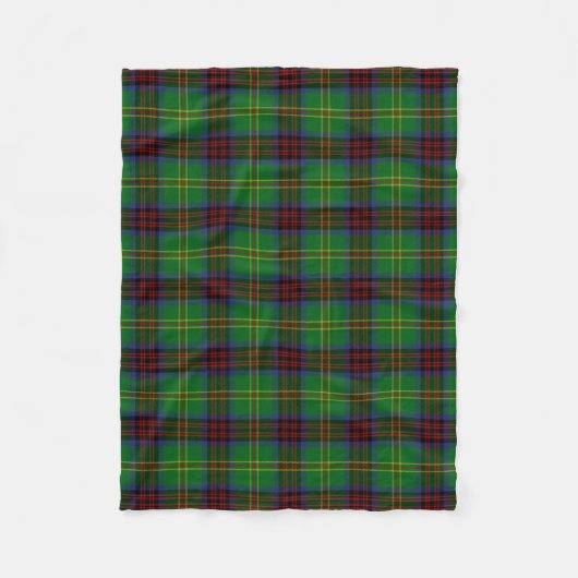 Couverture Polaire Clan écossais Connolly Chasse Tartan Plaid (Devant)