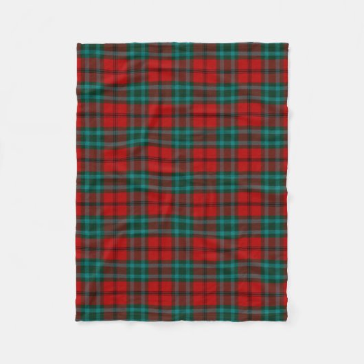 Couverture Polaire Clan écossais Cook Tartan Plaid (Devant)