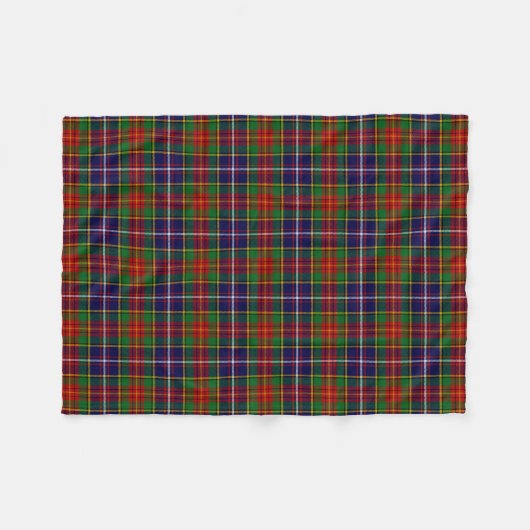 Couverture Polaire Clan écossais Crozier Tartan Plaid (Devant (Horizontal))