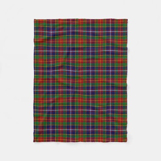 Couverture Polaire Clan écossais Crozier Tartan Plaid (Devant)