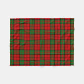 Couverture Polaire Clan écossais Dunbar Tartan Plaid (Devant (Horizontal))