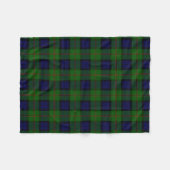 Couverture Polaire Clan écossais Dundas Tartan Plaid (Devant (Horizontal))