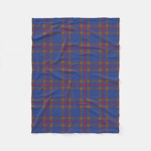 Couverture Polaire Clan écossais Elliot Tartan Plaid (Devant)