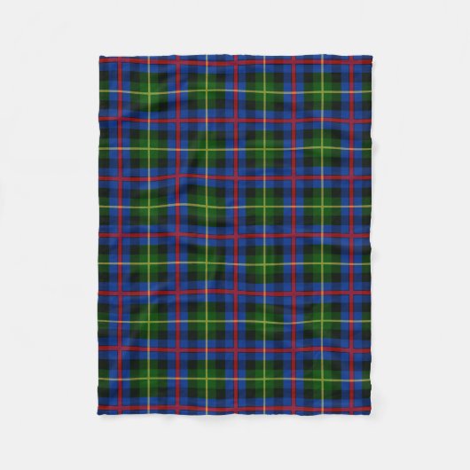 Couverture Polaire Clan écossais Farquharson Tartan Plaid (Devant)