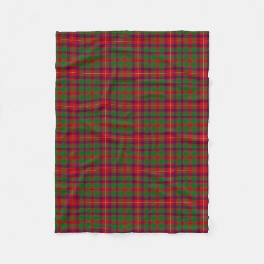 Couverture Polaire Clan écossais Geddes Tartan Plaid (Devant)