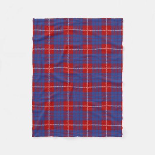 Couverture Polaire Clan écossais Hamilton Tartan Plaid (Devant)