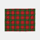 Couverture Polaire Clan écossais Kerr Tartan Plaid (Devant (Horizontal))