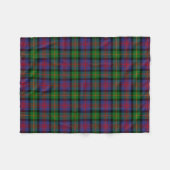 Couverture Polaire Clan écossais Logan Tartan Plaid (Devant (Horizontal))