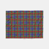 Couverture Polaire Clan écossais MacBeth Tartan Plaid (Devant (Horizontal))