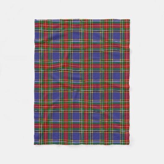 Couverture Polaire Clan écossais MacBeth Tartan Plaid (Devant)