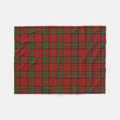 Couverture Polaire Clan écossais MacDonald de Glencoe Tartan Plaid (Devant (Horizontal))