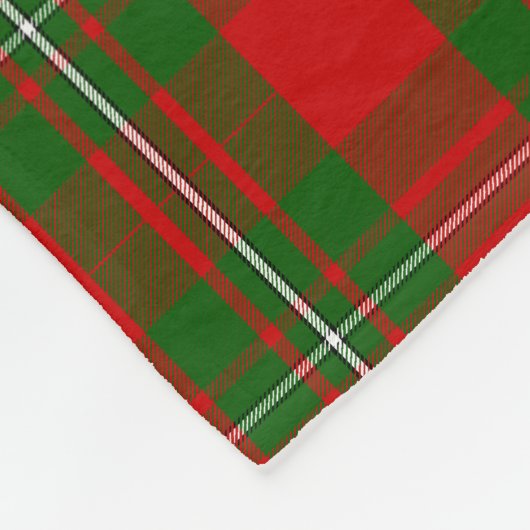 Couverture Polaire Clan écossais MacGregor Tartan Plaid (Coin)