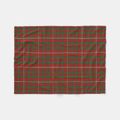 Couverture Polaire Clan écossais MacKinnon Tartan Plaid (Devant (Horizontal))
